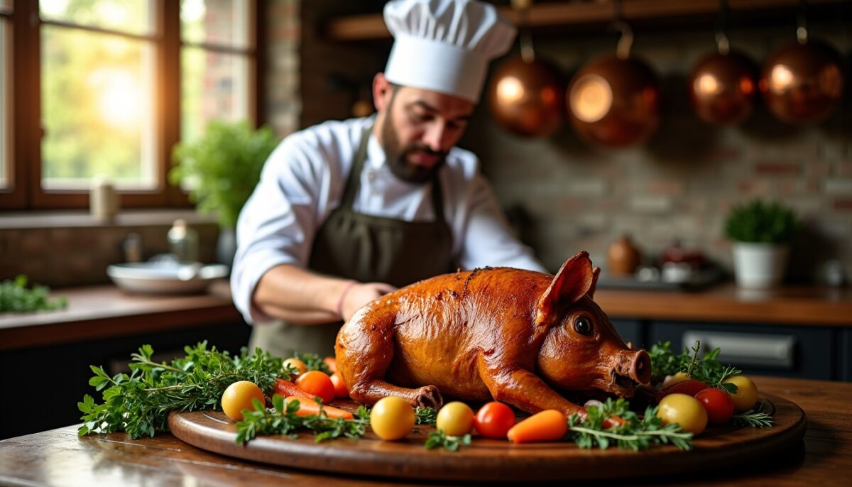 Les secrets des pros pour une cuisson parfaite du cochon de lait au four